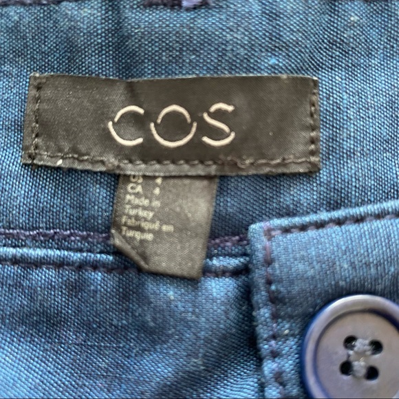 COS NAVY HIGH RISE TROUSERS - Picture 10 of 12